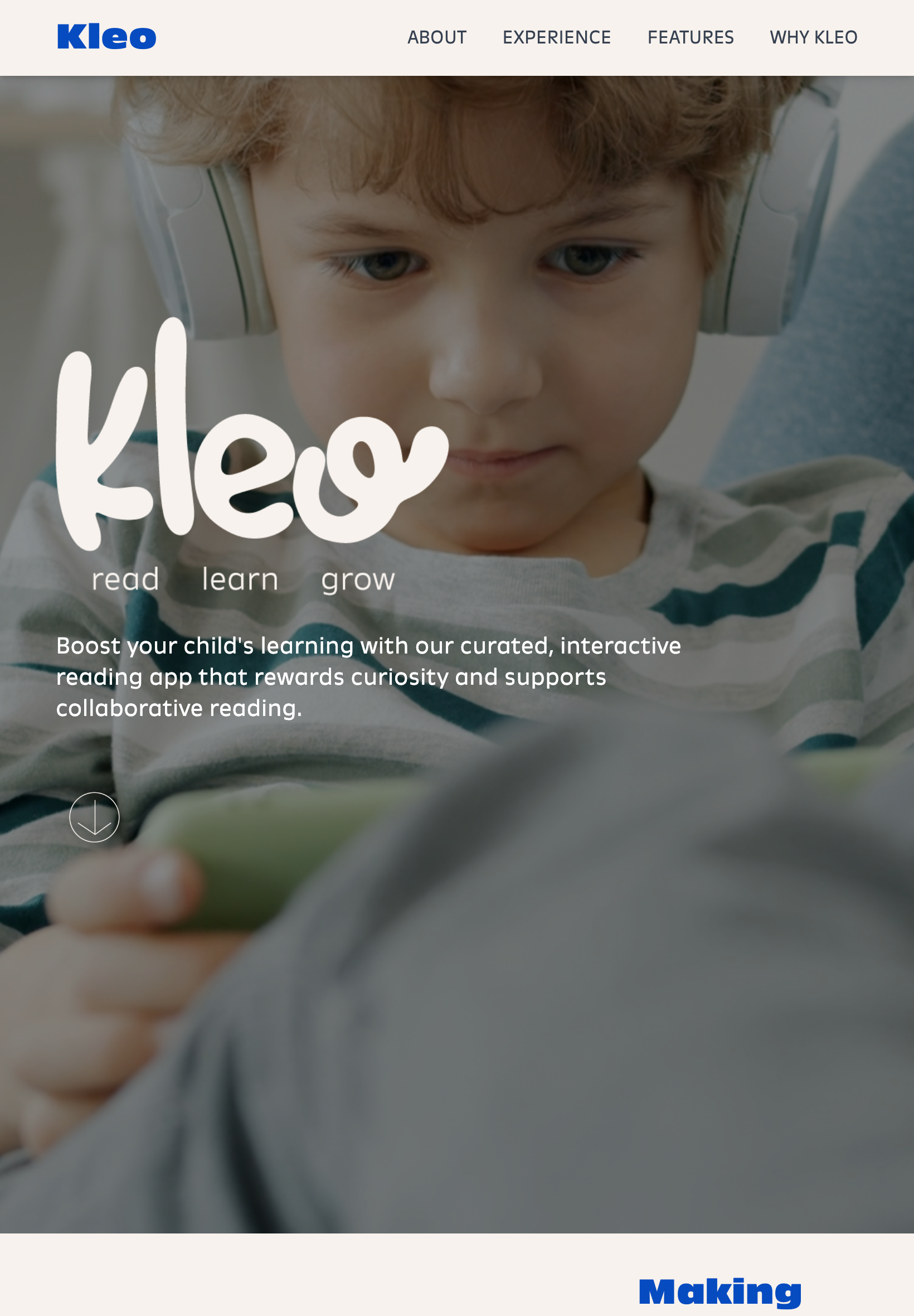 Kleo screenshot tablet preview